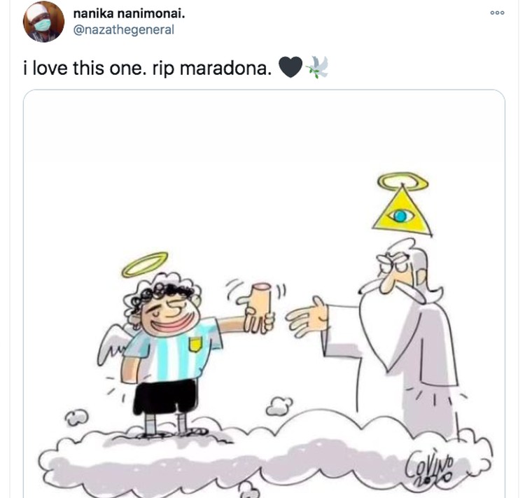 Meme Maradona Jupiter dan Saturnus