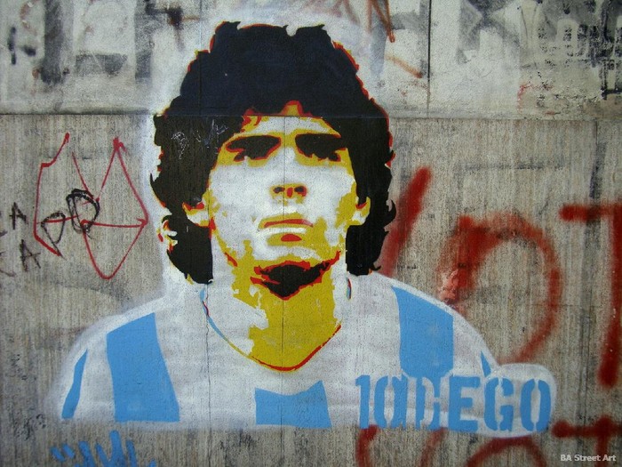 Mural Diego Maradona
