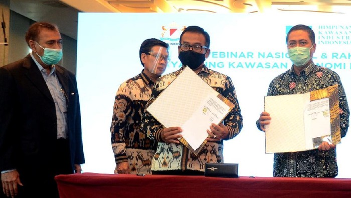 Himpunan Kawasan Industri Indonesia (HKI) menjalin kemitraan dengan BTN guna bersinergi dalam hal pemanfaatan jasa layanan perbankan.