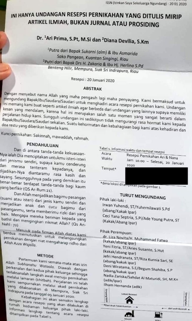Jadi berasa kayak lagi baca penelitian ya ada abstraknya segala. Kalau yang malas baca dijamin deh nggak akan baca samuanya sampai bawah. Foto: Twitter.com/collegemenfess