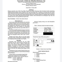 Nggak jauh beda sama yang tadi, undangan pernikahan yang satu ini juga dibuat mirip banget sama jurnal. Saking miripnya sampai ditulisin kalau ini bukan jurnal. Foto: Instagram.com/izzunnafsi