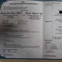 Bisa tebak yang satu ini undangan pernikahannya mirip apa? Jika diperhatikan undangan pernikahan ini mirip banget sama rapor ya.. Jadi inget masa-masa sekolah. Foto: Twitter.com/friskably