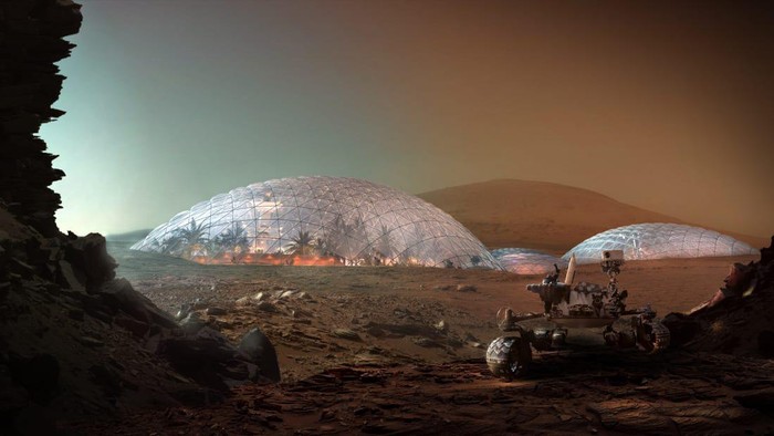 Apa Jadinya Kalau Planet Mars Dibangun Kota?