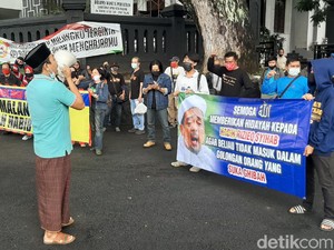 Aksi Tolak FPI di Kota Malang, Habib Rizieq Didoakan Segera Dapat Hidayah