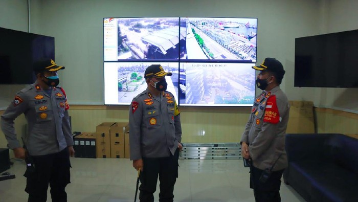 Foto: Kapolda Metro Cek Command Center Polres Pelabuhan Tanjung Priok (Dok. istimewa)