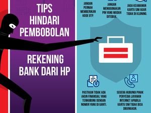 Cegah Pembobolan Rekening Bank dari HP!