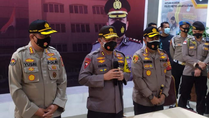 Kapolda metro Jaya Irjen Fadil Imran mengunjungi Polres Metro Jakarta Utara