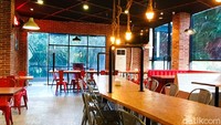 Konsep restoran ini adalah modern. Jadi, pelanggan akan merasa nyaman dan betah berlama-lama makan di sini. Foto: detikFood / Yenny Mustika Sari