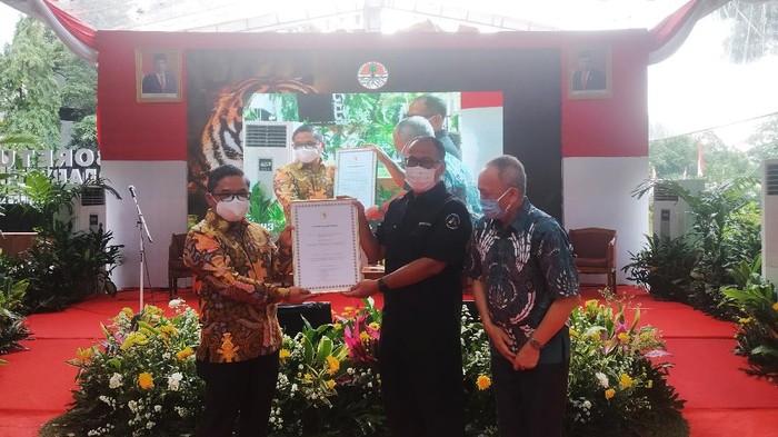 Kementerian Lingkungan Hidup dan Kehutanan (KLHK) memberikan penghargaan Lifetime Achievment Award kepada jurnalis detikcom Almarhum Haidir Anwar Tanjung.