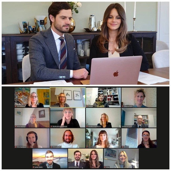 Selain terkait pandemi dan amal, pasangan ini juga cukup aktif terlibat dalam urusan negara. Beberapa hari lalu, mereka kedapatkan meeting online dengan sejumlah pihak untuk membahas mengenai pendidikan penyandang disleksia dan lingkungan sekolah yang lebih aman. Foto: Instagram @prinsparet