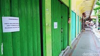 1.000 lebih pedagang telah direlokasi ke pasar Darurat di Kecamatan Klaten Utara.