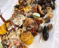 Masak Masak Seafood Ambyar Topping Keju Leleh Yang Enak Dimakan Bareng