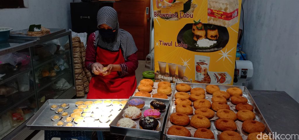 Tiwul Labu Buatan Bu Nur Ini Lebih Legit dan Kaya Nutrisi