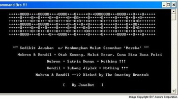 Virus asal Indonesia yang mendunia. Menyebar pada 2005 melalui e-mail yang tanpa memiliki subjek atau subjek kosong, dan menggunakan sebuah ikon Windows palsu untuk menjebak calon korbannya sehingga mengaktifkan malware Foto: istimewa
