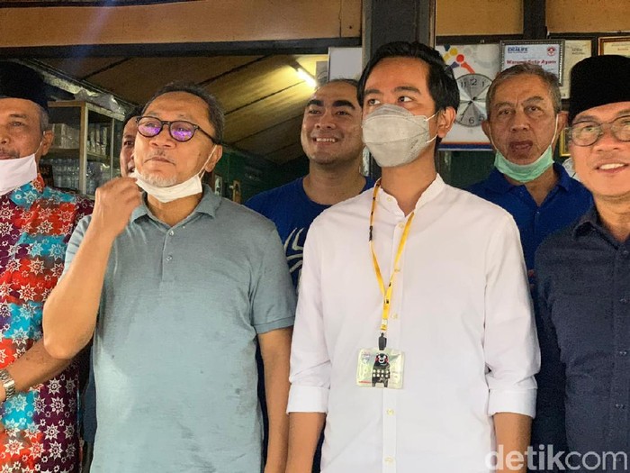 Zulhas dan Gibran Rakabuming di Solo, Jumat (27/11/2020).