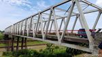 Begini Kondisi Lantai Jembatan Poncol yang Ambrol