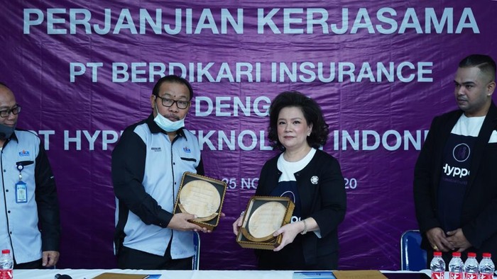 Aplikasi media sosial (medsos) buatan lokal Hyppe menggandeng PT Berdikari (Insurance) terkait penyediaan jaminan pembayaran terhadap setiap alokasi penempatan dana yang dilakukan untuk pengembangan aplikasi.