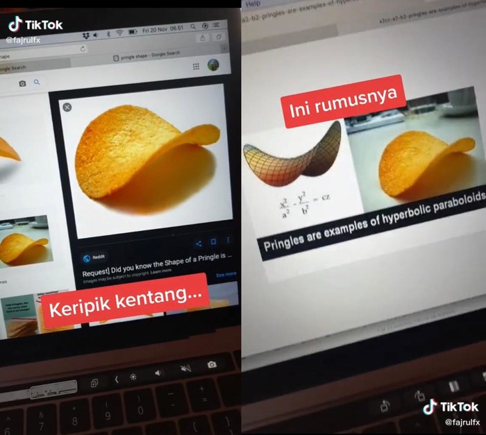 Keripik Kentang Punya Rumus, Netizen Pusing Sendiri Bacanya