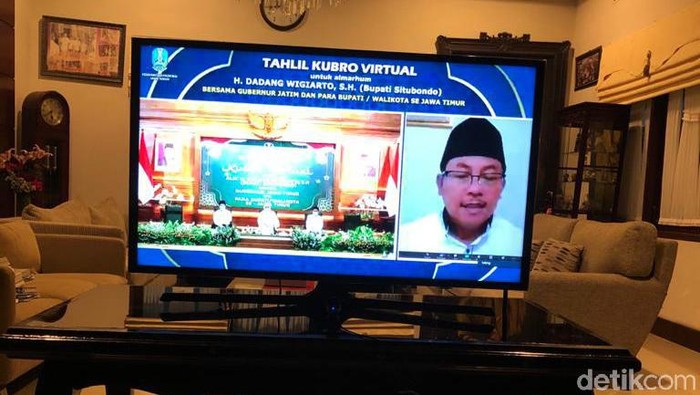 Wali Kota Malang Sutiaji ikut tahlil virtual bupati situbondo