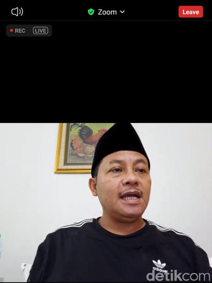 Wali Kota Malang Sutiaji saat webinar