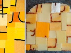 Kreatif, Kreasi Ulang Lukisan Legendaris Pakai Roti Tawar