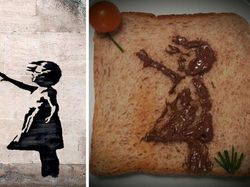 Kreatif, Kreasi Ulang Lukisan Legendaris Pakai Roti Tawar