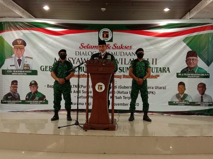 Gubsu Edy Rahmayadi di Acara Musywil GPK
