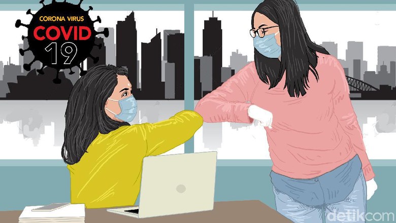 Ilustrasi Virus Corona, Covid 19 Poster