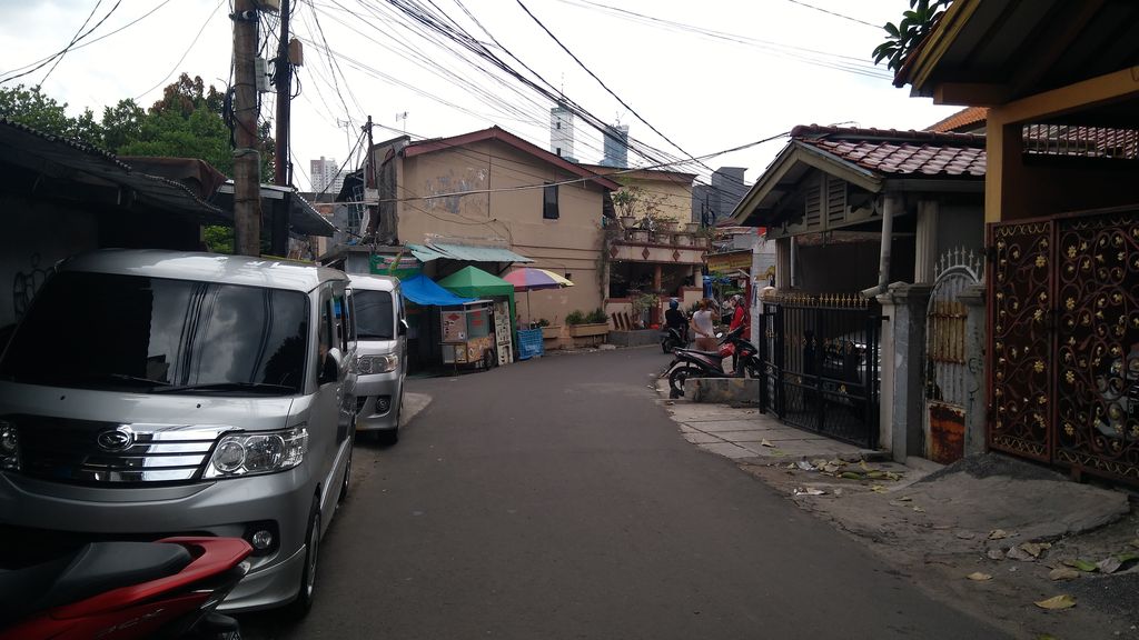 Kawasan Petamburan, lokasi kediaman Habib Rizieq. (detikcom)