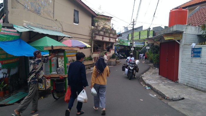 Kawasan Petamburan, lokasi kediaman Habib Rizieq. (detikcom)