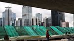 Melihat Perkembangan Pembangunan Jembatan Bentang Panjang LRT