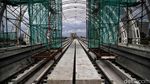 Melihat Perkembangan Pembangunan Jembatan Bentang Panjang LRT