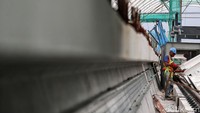 Nantinya LRT Jabodebek akan berintegrasi dengan TransJakarta.