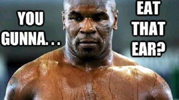 Meme greget ala Chuck Norris dan Yayan Ruhiyan, tapi versi Mike Tyson (Pinterest)