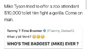 Membandingkan Mike Tyson dengan 2 Mike lain yaitu Michael Jackson dan Michael Jordan (Pinterest)