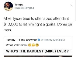 20 Meme Terbaik Mike Tyson, Kocak!