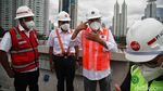Menhub Tinjau Jembatan Bentang Panjang LRT