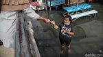 Pelabuhan Kali Adem Kembali Terendam Banjir Rob