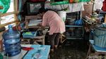 Pelabuhan Kali Adem Kembali Terendam Banjir Rob