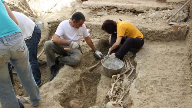 Permakaman di Tauste, Zaragoza, Aragon, Spanyol. (El Patiaz Asociacion Cultural via CNN)