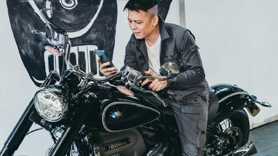 Ariel Noah Mau Touring ke Kalimantan Pakai Moge BMW Klasik