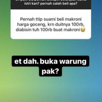 Auto langsung buka warung di rumah ini mah.. Atau yaudah dimakan sendiri aja makaroninya sampe kenyang maksimal. Foto: Instagram/@id_ayahasi