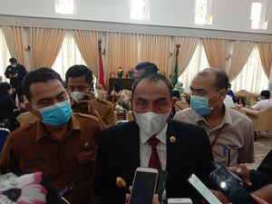 Tebing Tinggi Banjir, Gubsu Targetkan Tanggul Sei Padang Diperbaiki 2021