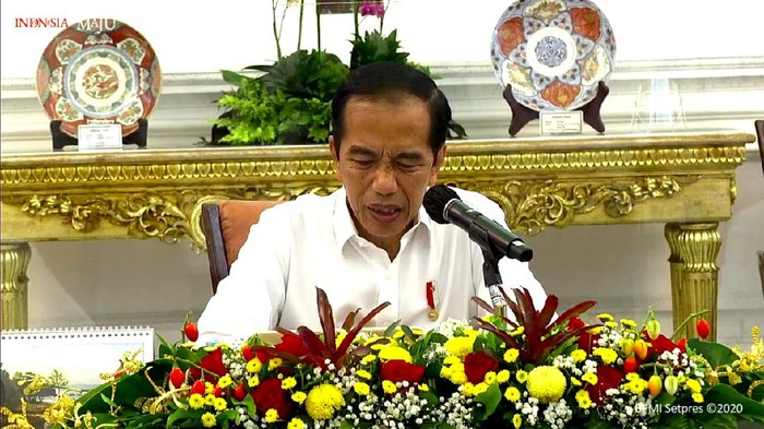 Jokowi dinilai kesal dengan data Corona yang memburuk (Dok. Setpres RI)