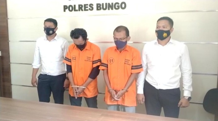 Kades dan bendahara desa di Jambi ditangkap polisi karena korupsi dana desa Rp 644 juta (dok Istimewa)