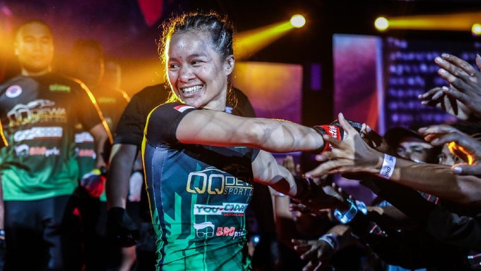 Priscilla Hertati Lumbangaol, salah satu petarung Indonesia di ONE Championship