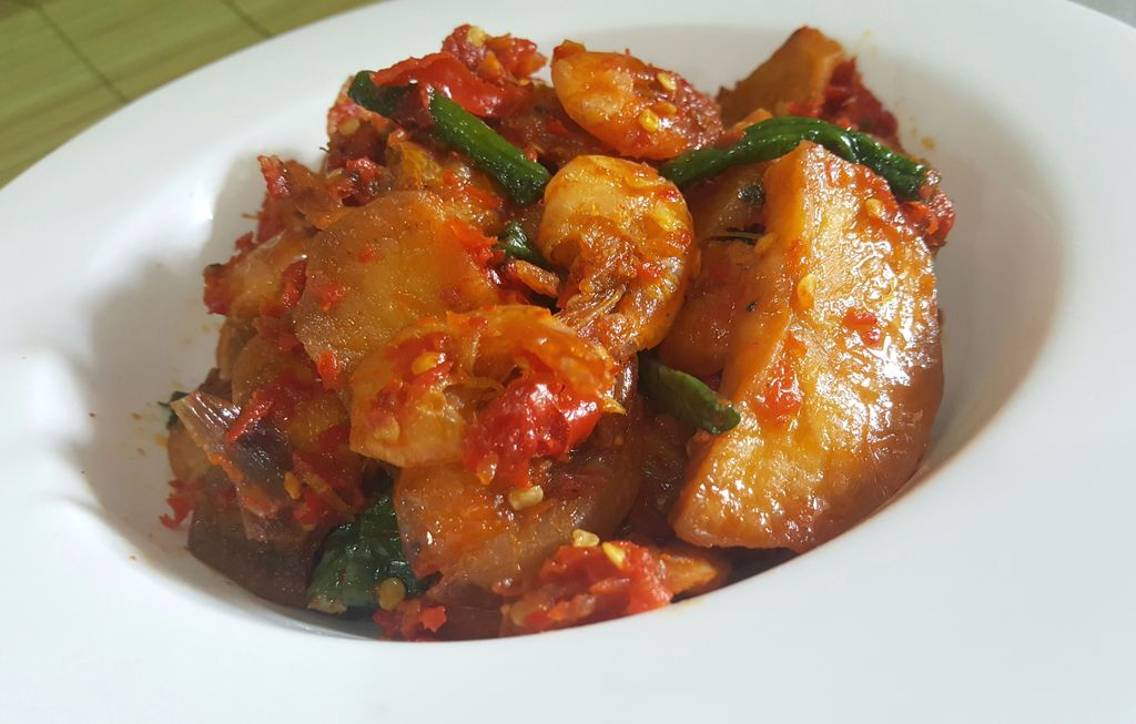 Resep udang balado