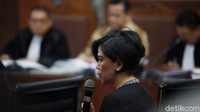 Sekretaris eksekutif Mulia Group sekaligus sekretaris pribadi Djoko Tjandra, Nurmala Fransisca memberi kesaksian dalam sidang perkara korupsi dengan terdakwa Irjen Napoleon Bonaparte di Pengadilan Tipikor Jakarta, Senin (30/11/2020).
