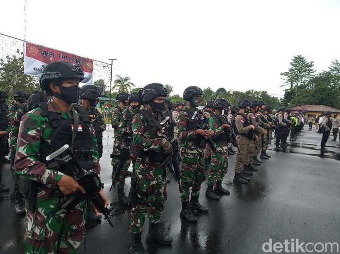 Jelang 1 Desember Pasukan Tni Polri Di Timika Disiagakan Penuh