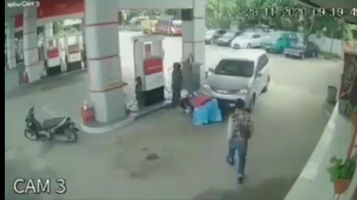 Viral bocah terlindas mobil di SPBU Rancaekek Bandung